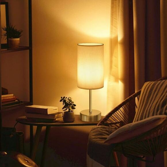 Cordless LED Table Lamp 5000mAh Battery Portable Small Rechargeable Dimable Gold - Picture 1 of 8